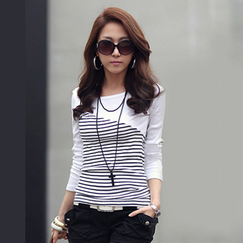 Long Sleeve Striped Tshirt