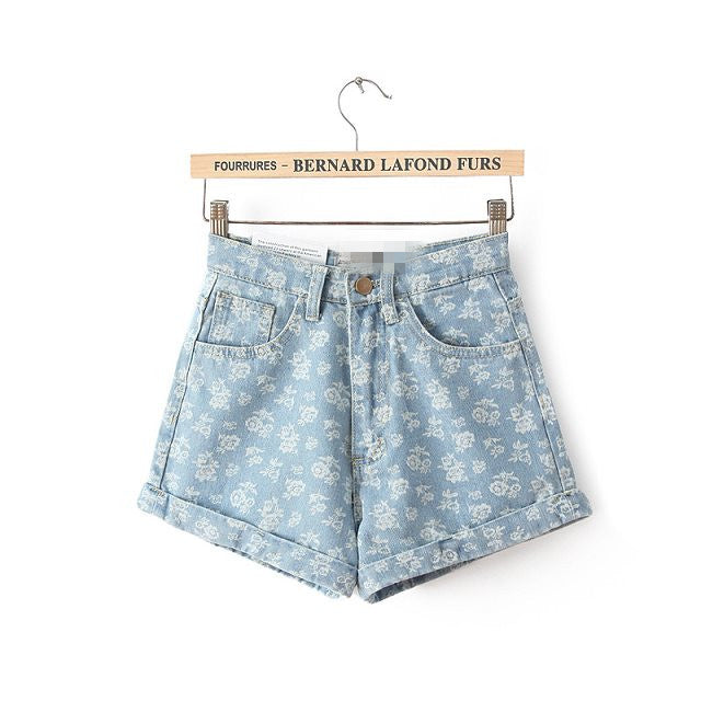 Euro Style Women Denim Shorts