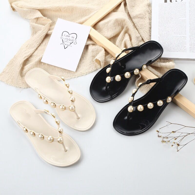 Women Pearl Fashion Slippers