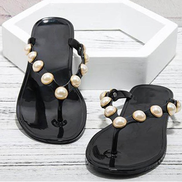 Women Pearl Fashion Slippers