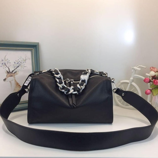 New women genuine leather handbag